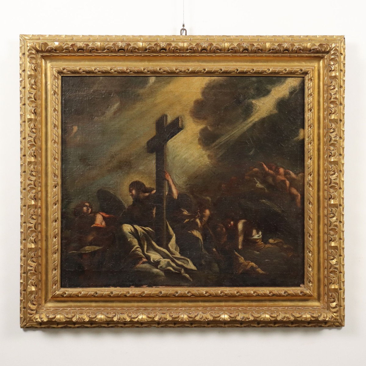 Dipinto Cristo Redentore ed Angeli