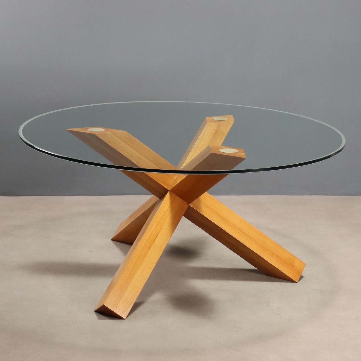 Tavolo 'La Rotonda' di Mario Bellini per Cassina Anni 80