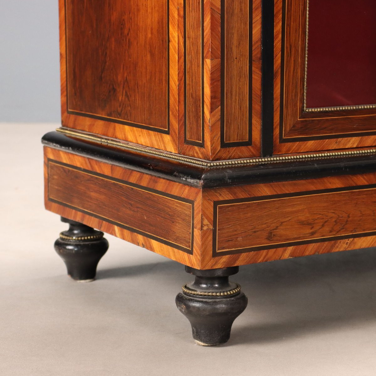 Credenza Vittoriana in Palissandro e Bois de Rose Inghilterra Seconda Metà XIX Secolo-photo-8