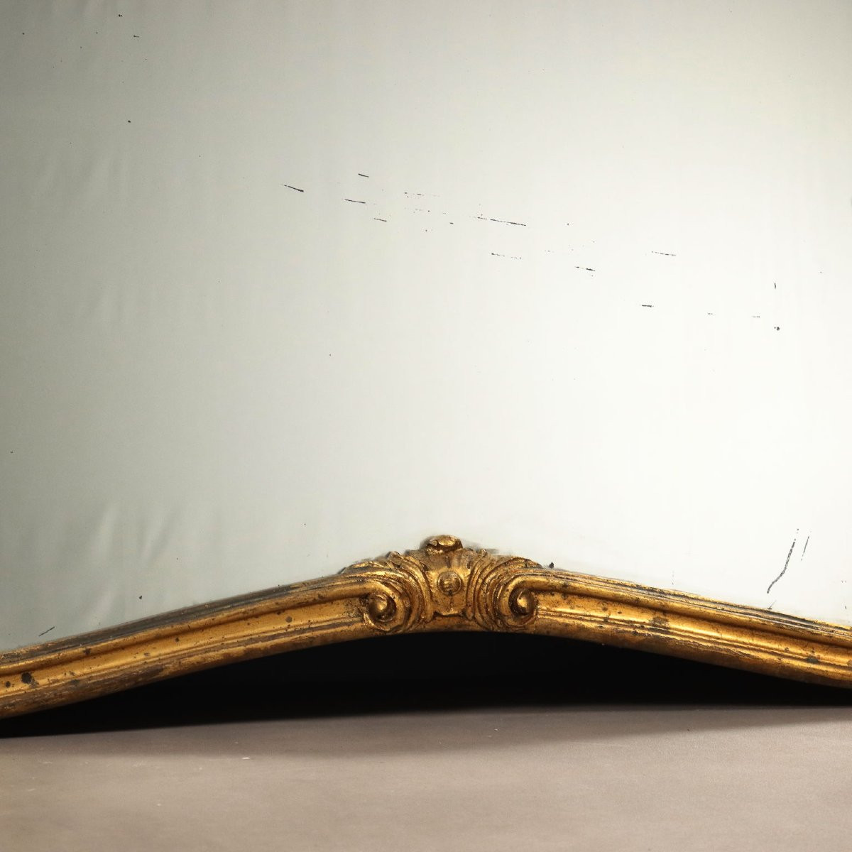 Specchiera in Legno Intagliato e Dorato Italia, XIX Secolo-photo-4