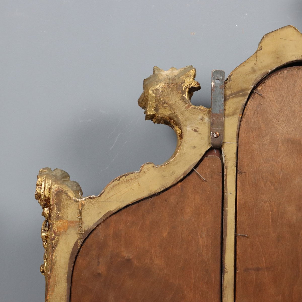 Specchiera in Legno Intagliato e Dorato Italia, XIX Secolo-photo-8