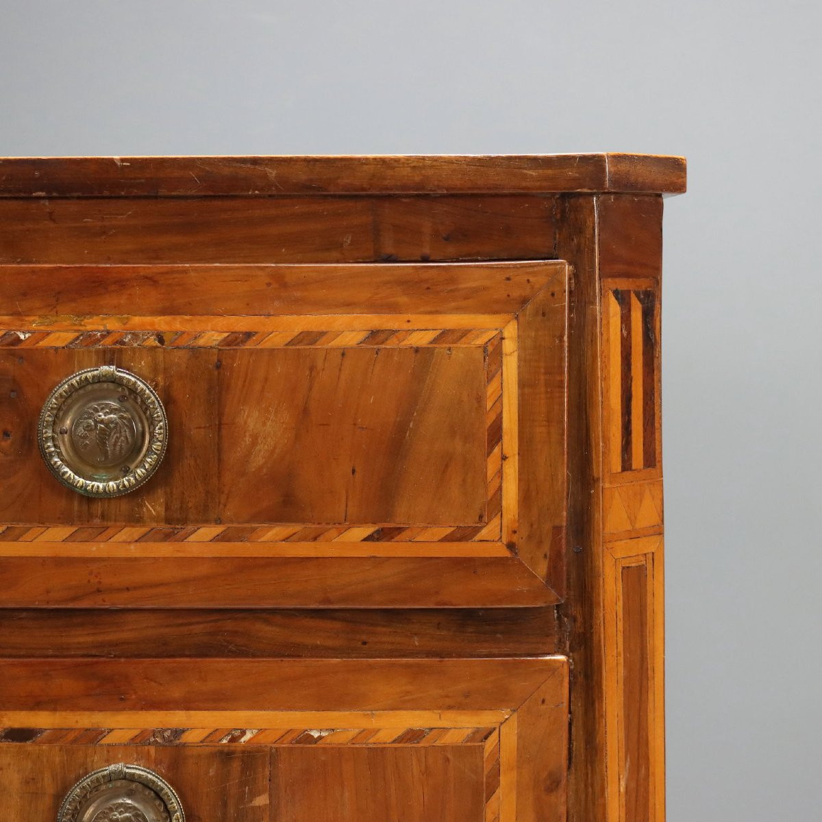 Cassettone Neoclassico in Noce Sicilia Inizio XIX Secolo-photo-4