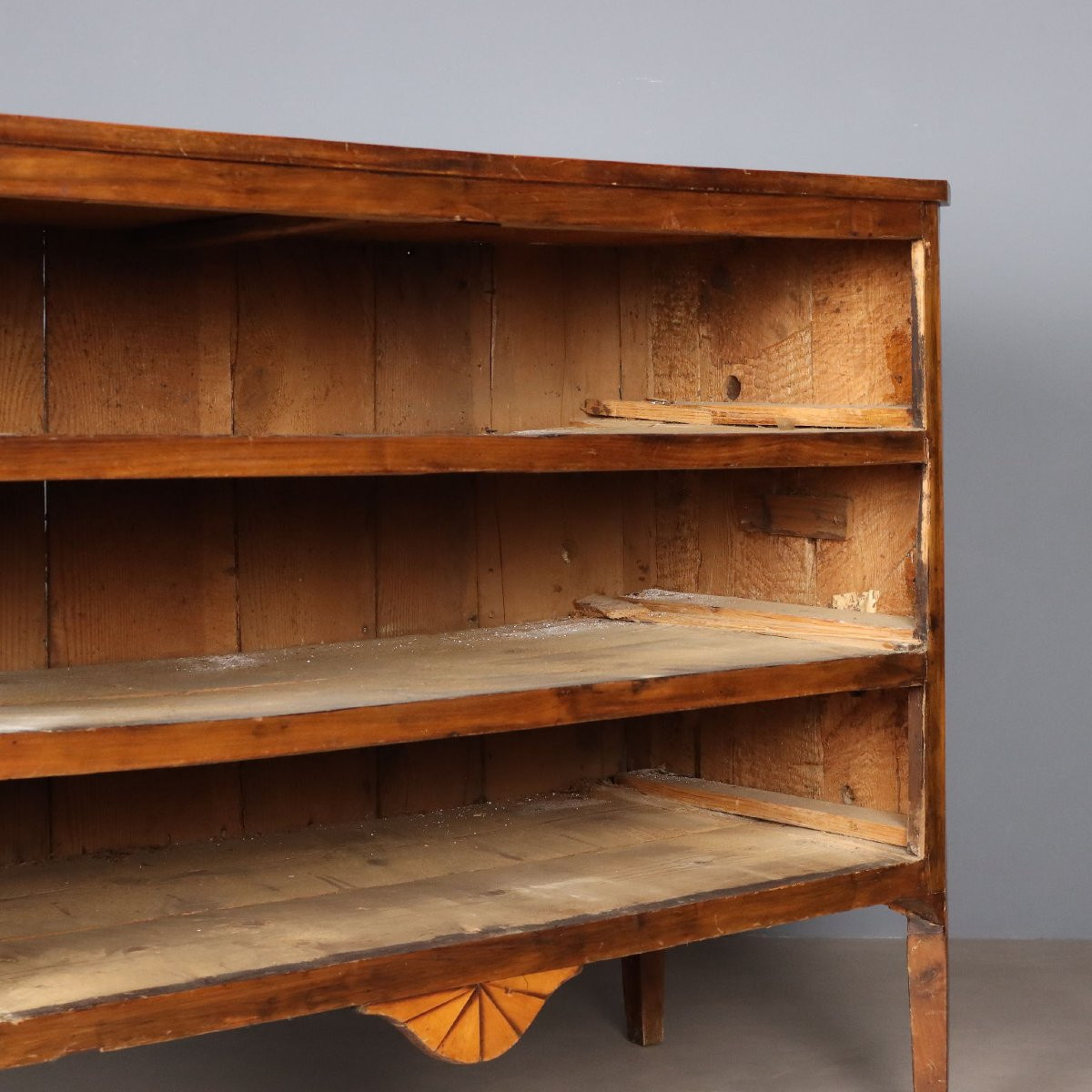 Cassettone Neoclassico in Noce Sicilia Inizio XIX Secolo-photo-5