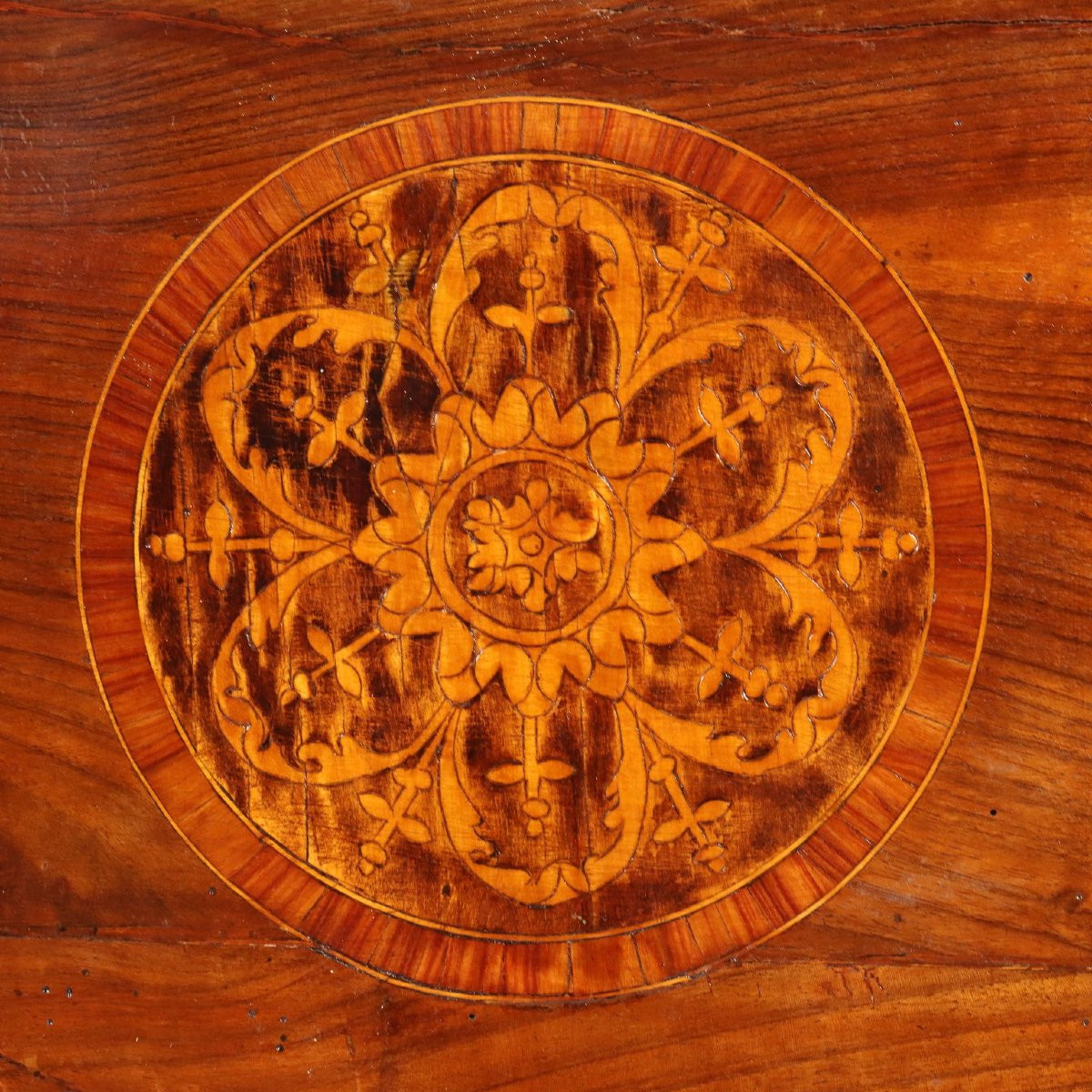 Comodino Neoclassico in Noce Lombardia Fine XVIII Secolo-photo-1