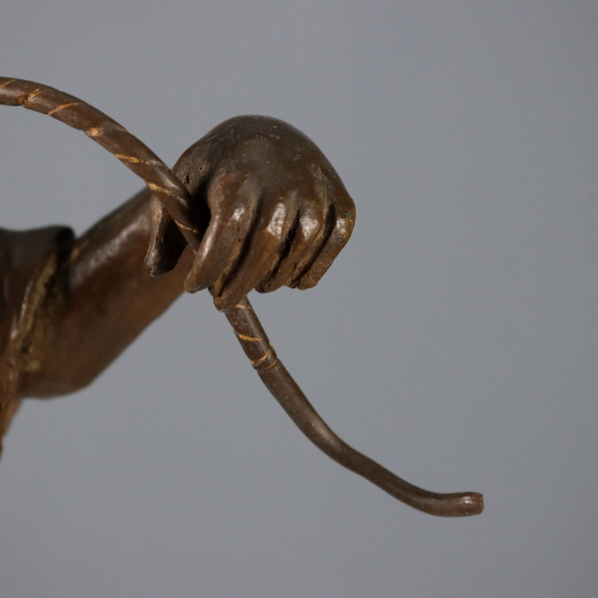 Pastorello con Armenti Scultura in Bronzo G. Morlaiter Italia XX Secolo-photo-2