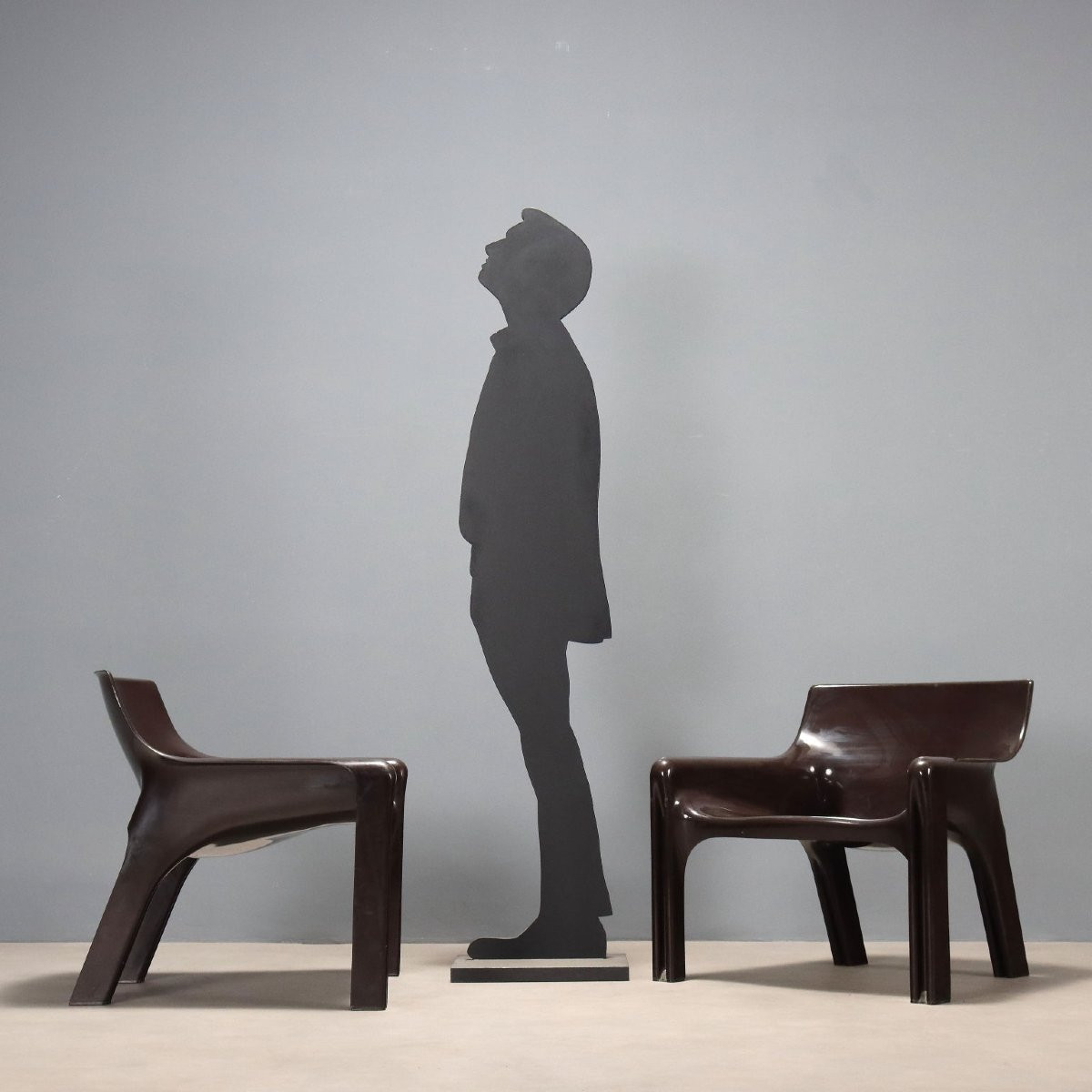 Poltrone 'Vicario' di Vico Magistretti per Artemide Anni 60-70-photo-2