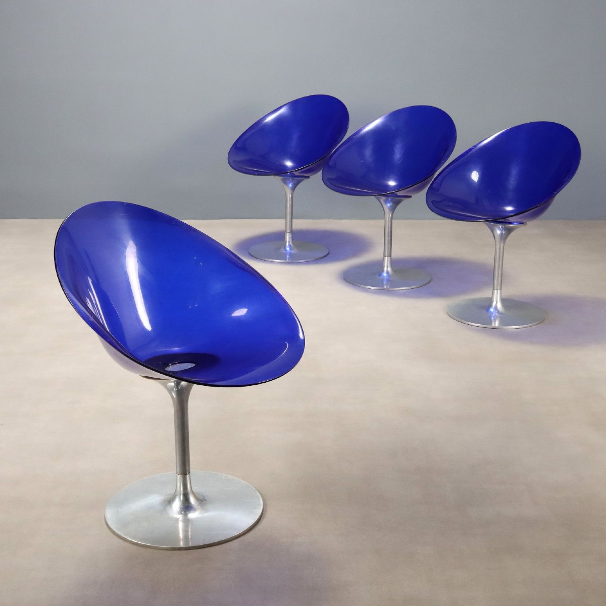 Quattro Sedie 'Eros' di Philippe Starck per Kartell
