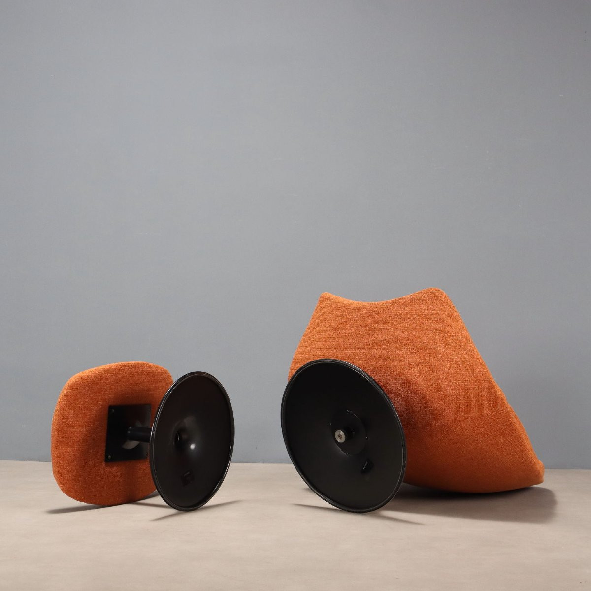 Poltrona 'F588' con Poggiapiedi di Geoffrey Harcourt Produzione Artifort Anni 60-photo-6