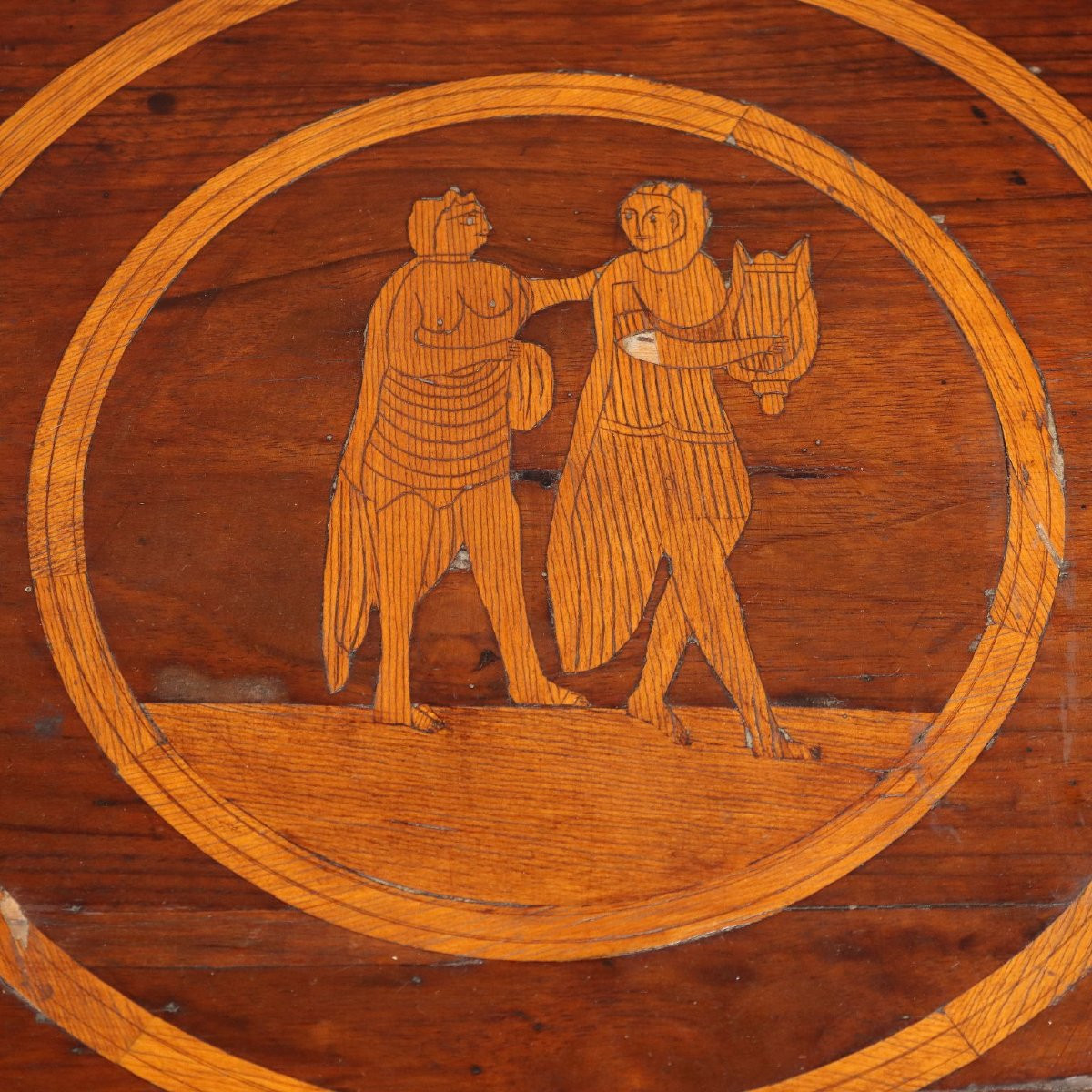 Cassettone Neoclassico in Noce Lombardia Fine XVIII Secolo-photo-5