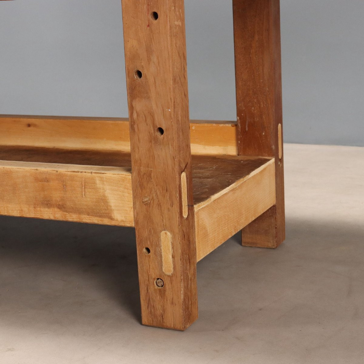 Bancone da Falegname in Mogano e Faggio Francia XIX Secolo-photo-7