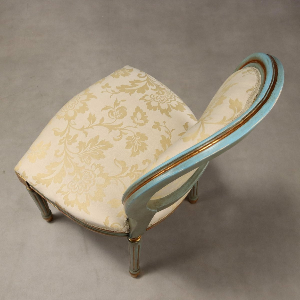 Gruppo di Quattro Sedie in Stile Neoclassico Italia XX Secolo-photo-1