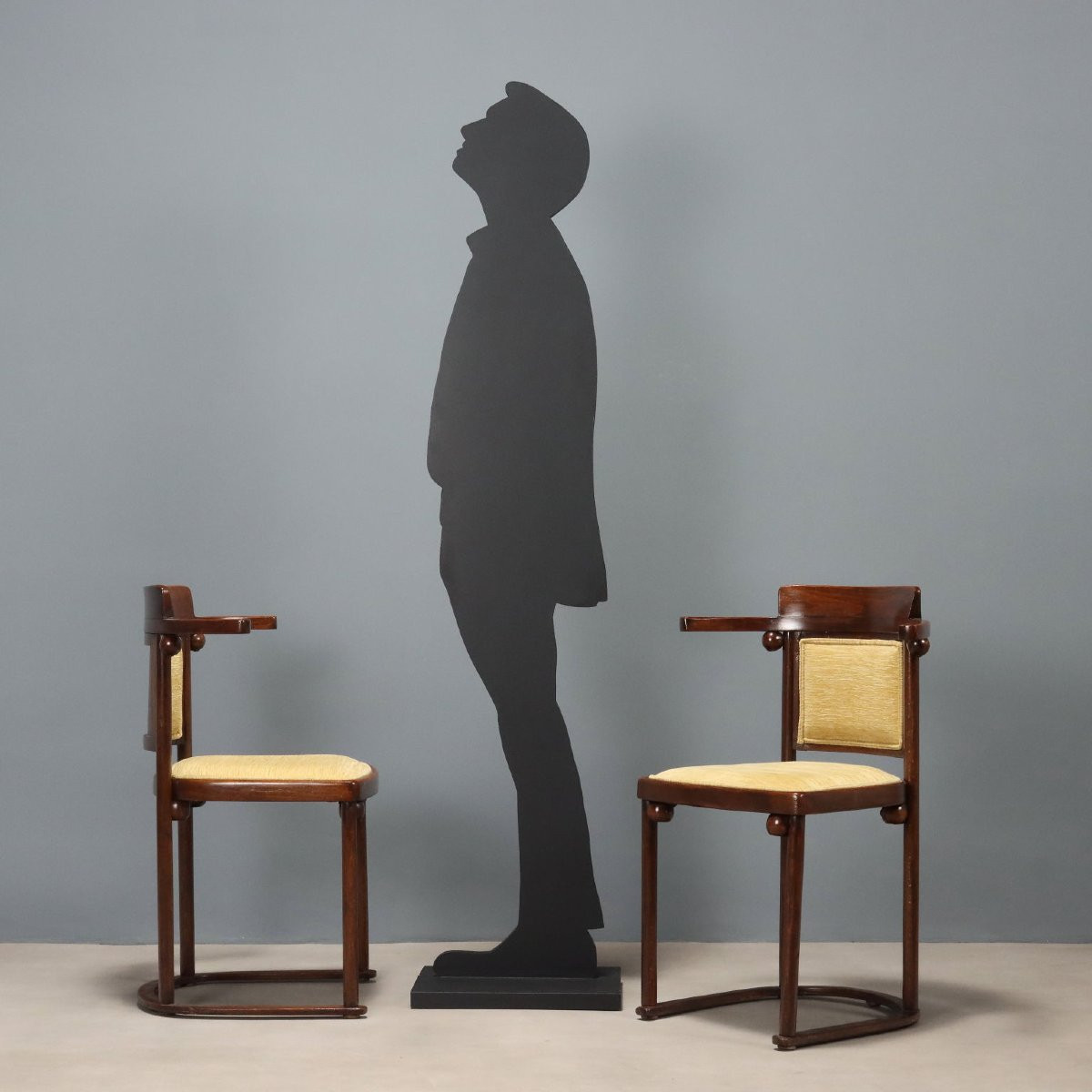 Coppia di Sedie Vienna, prima metà XX Secolo-photo-2