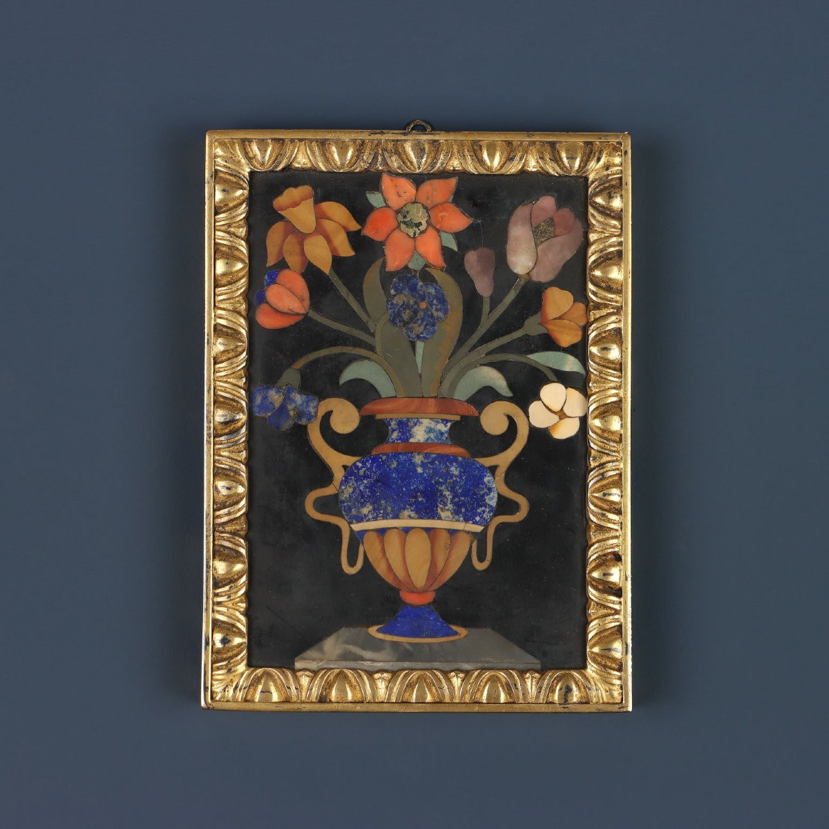 Coppia di formelle a commesso fiorentino. Firenze, prima metà XVII secolo.-photo-2