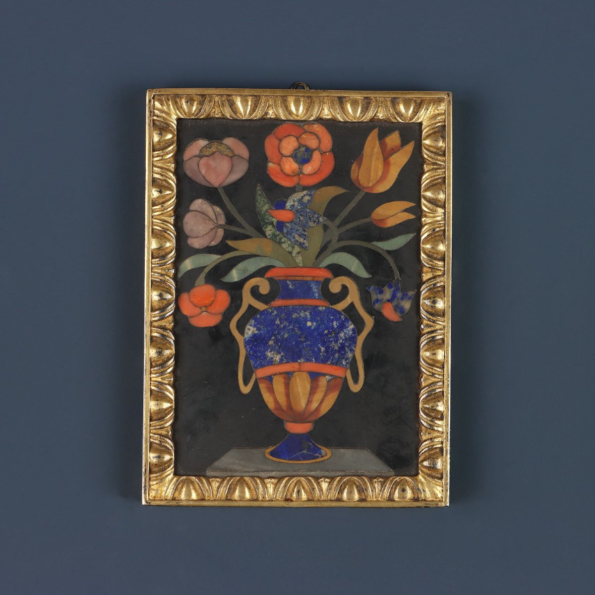 Coppia di formelle a commesso fiorentino. Firenze, prima metà XVII secolo.-photo-3