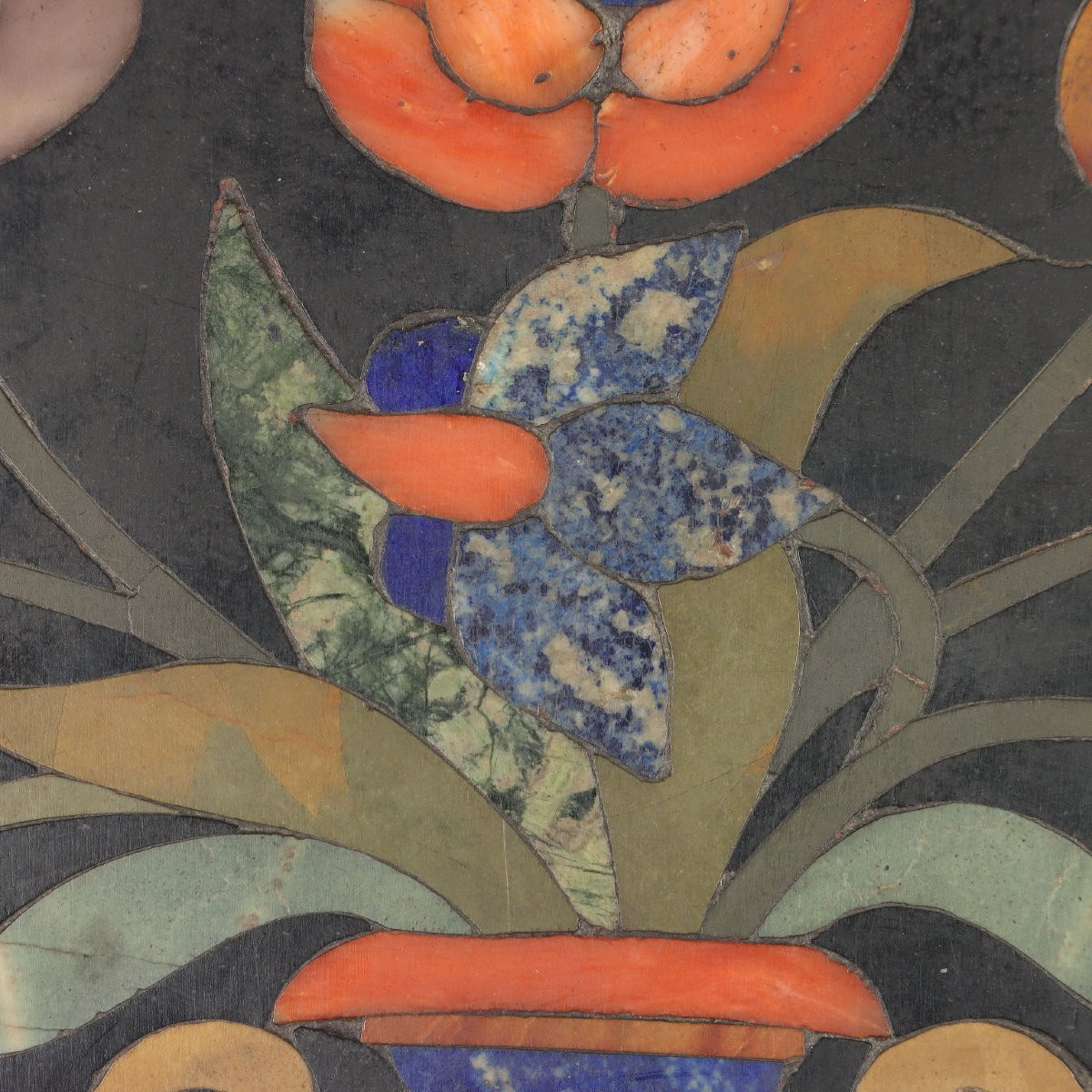 Coppia di formelle a commesso fiorentino. Firenze, prima metà XVII secolo.-photo-1