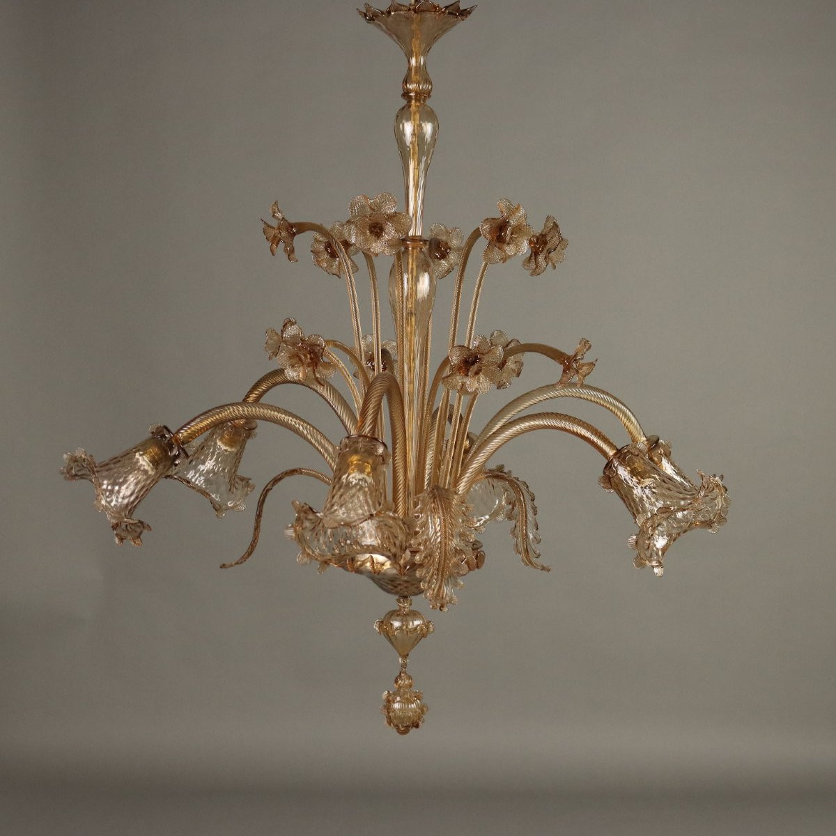 Lampadario Murano Murano Anni '50-photo-4