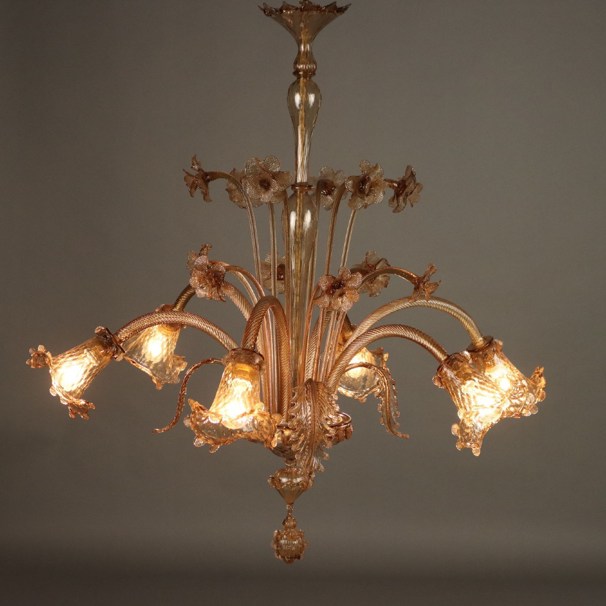 Lampadario Murano Murano Anni '50