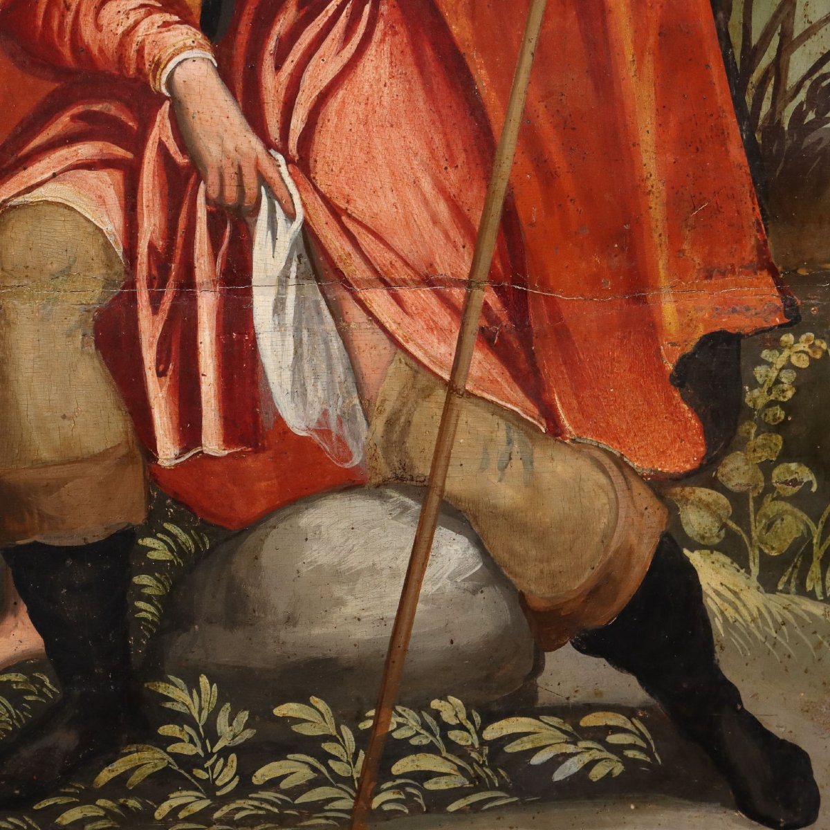 Dipinto Cristo Crocifisso con Santi-photo-3