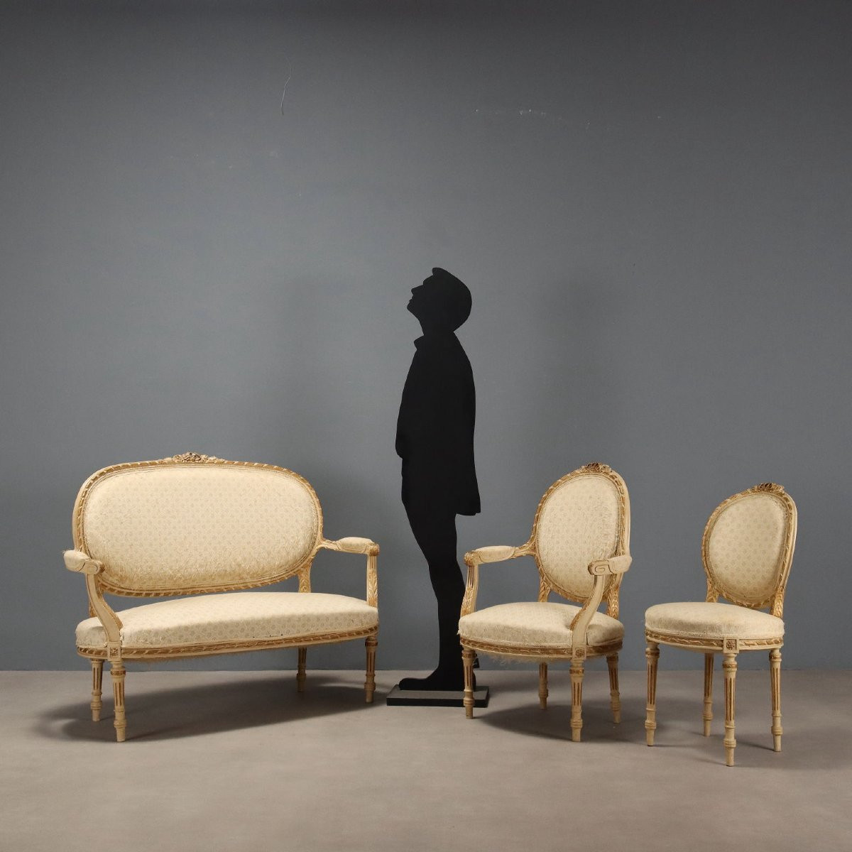 Salottino Neoclassico Italia Fine XIX Secolo-photo-2