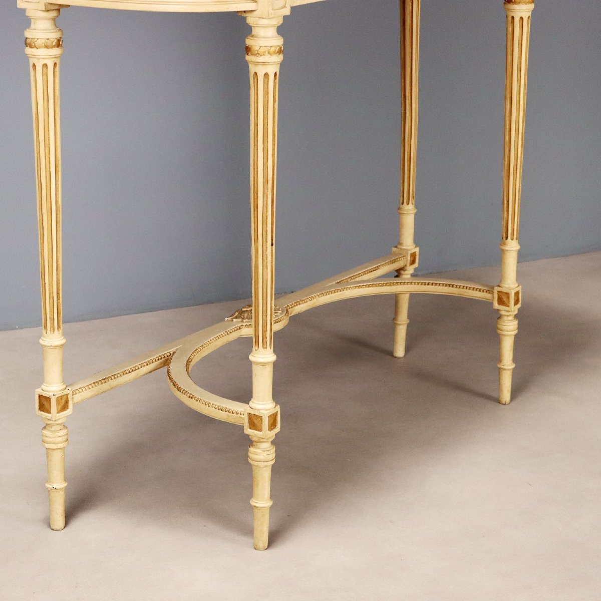 Consolle con Specchiera in Stile Neoclassico Italia Fine XIX Secolo-photo-2