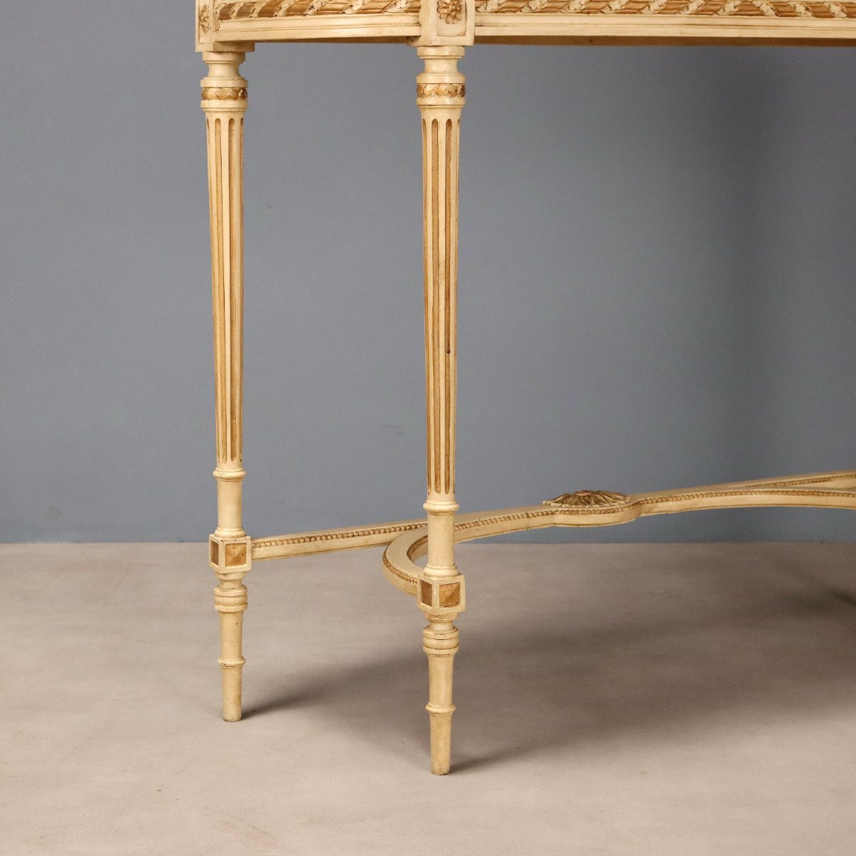 Consolle con Specchiera in Stile Neoclassico Italia Fine XIX Secolo-photo-3