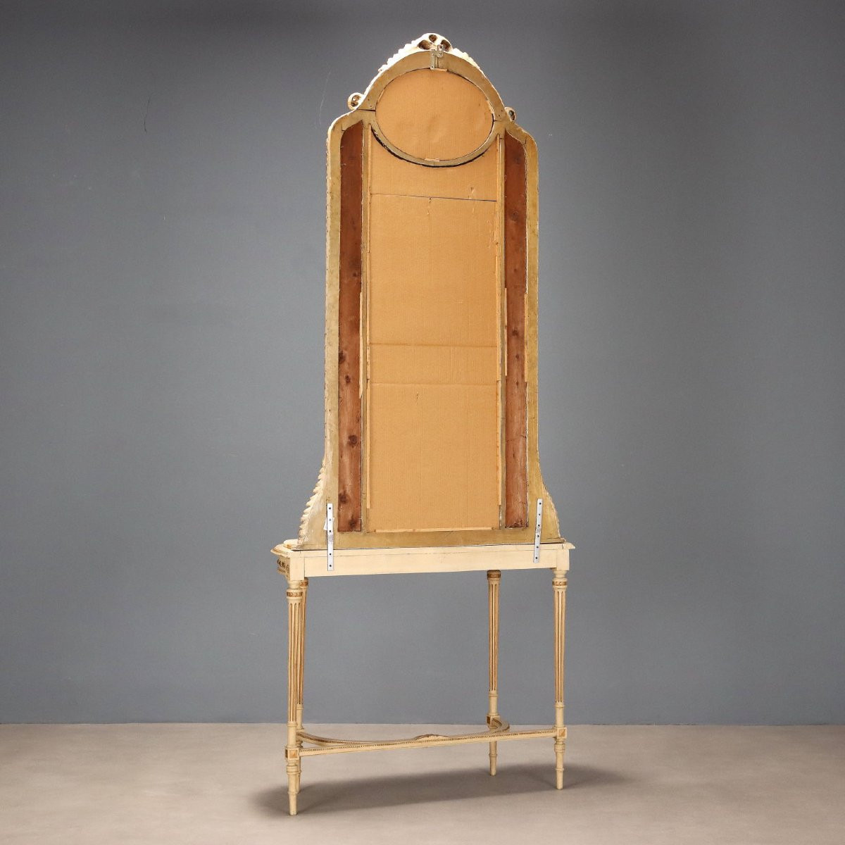 Consolle con Specchiera in Stile Neoclassico Italia Fine XIX Secolo-photo-6