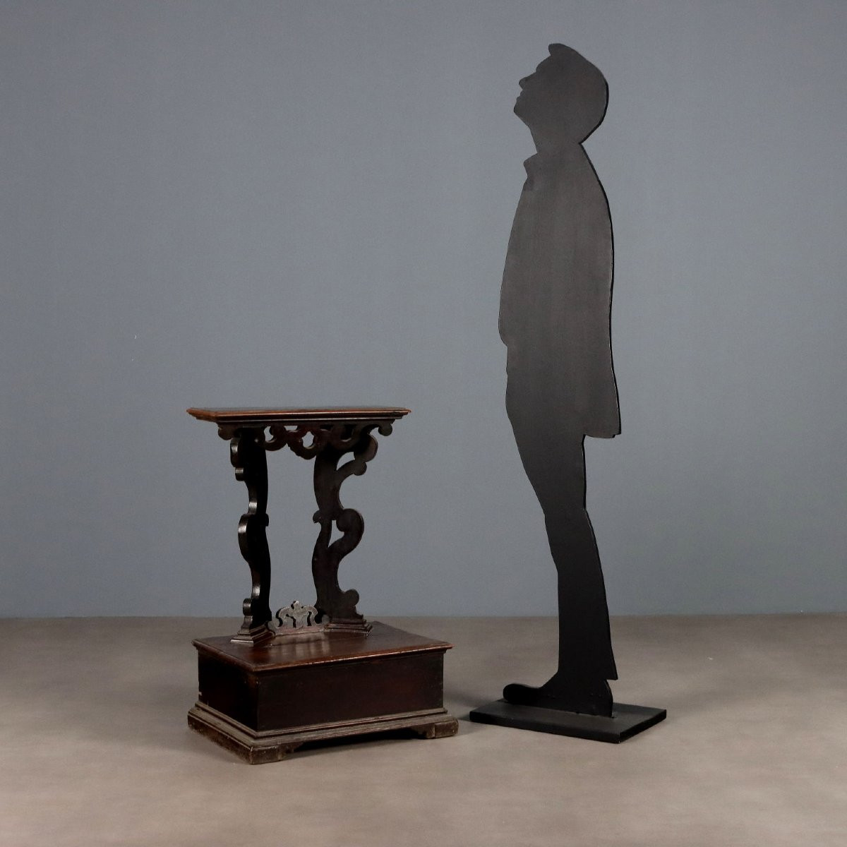 Inginocchiatoio Barocco in Ciliegio Centro Italia XVII Secolo-photo-2