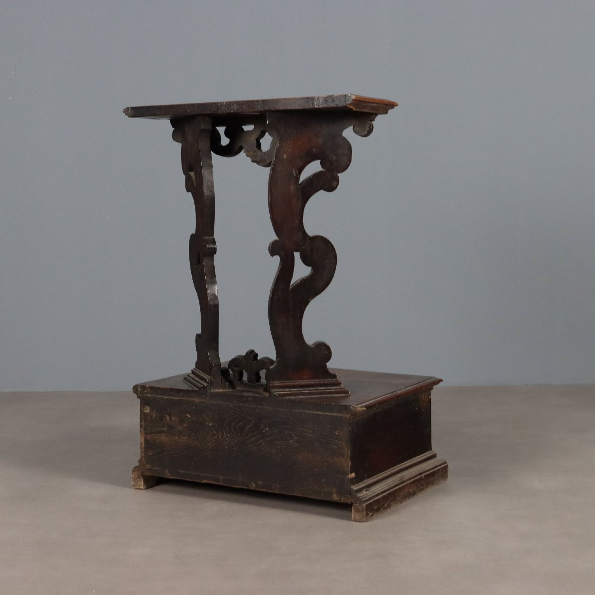 Inginocchiatoio Barocco in Ciliegio Centro Italia XVII Secolo-photo-4