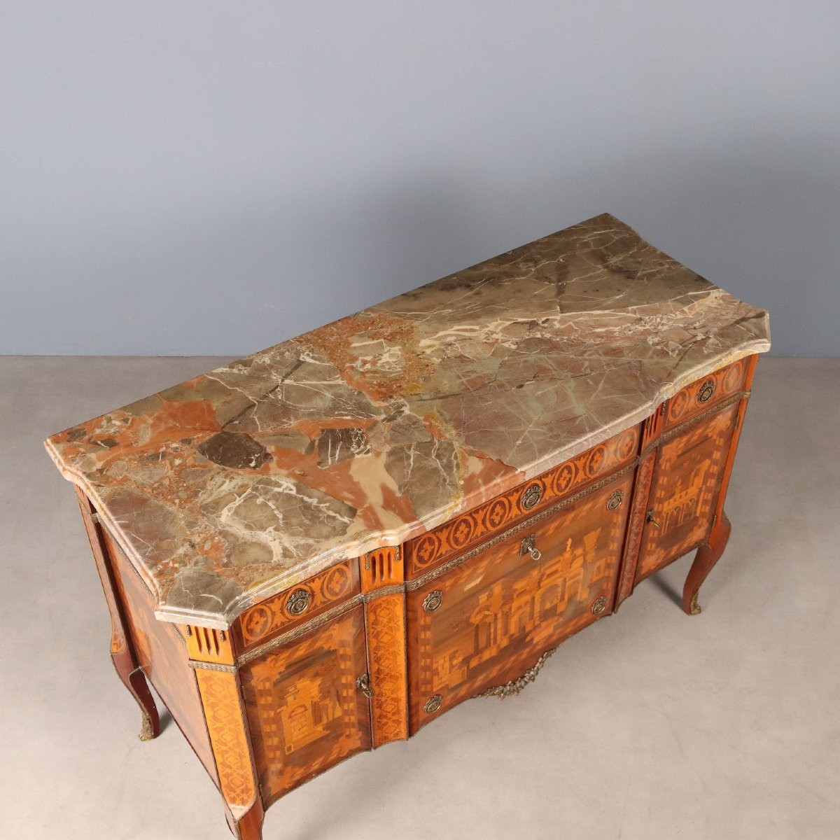 Cassettone in Stile Napoleone III Italia XX Secolo-photo-7