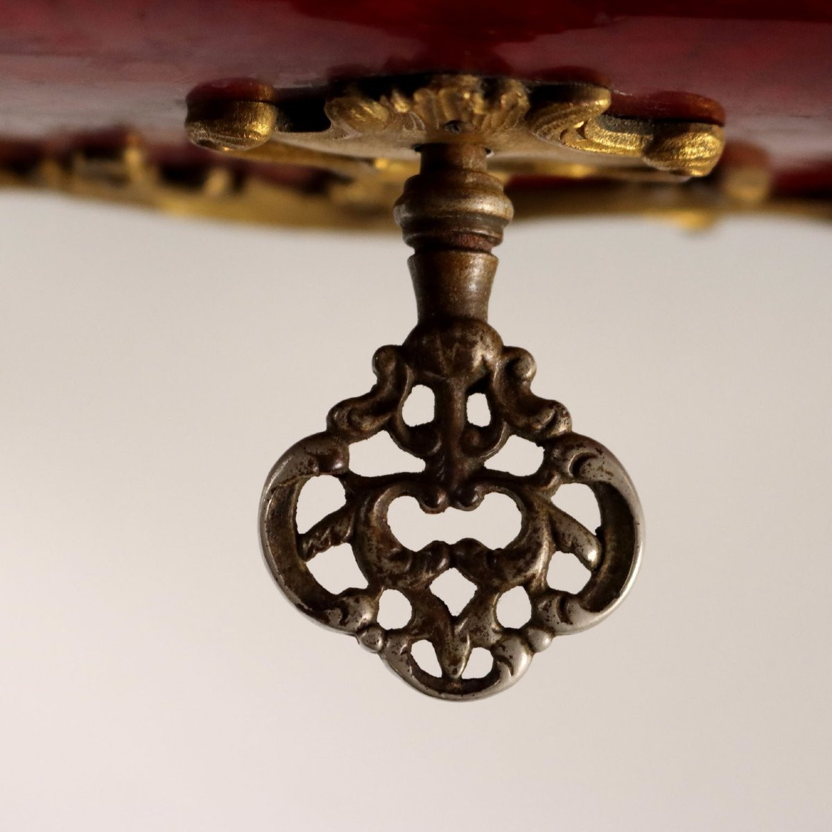 Scatola Cofanetto Portagioie in Legno e Bronzo Napoleone III Francia Fine '800 Primi '900-photo-2