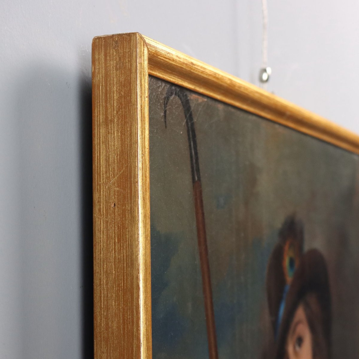 Dipinto di Domenico Pesenti La Pastorella-photo-6