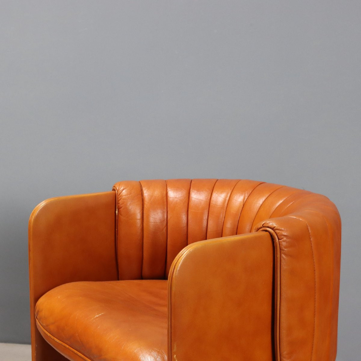 Due Poltroncine 'Dinette' Poltrona Frau Design di Luigi Massoni Anni 70-photo-1