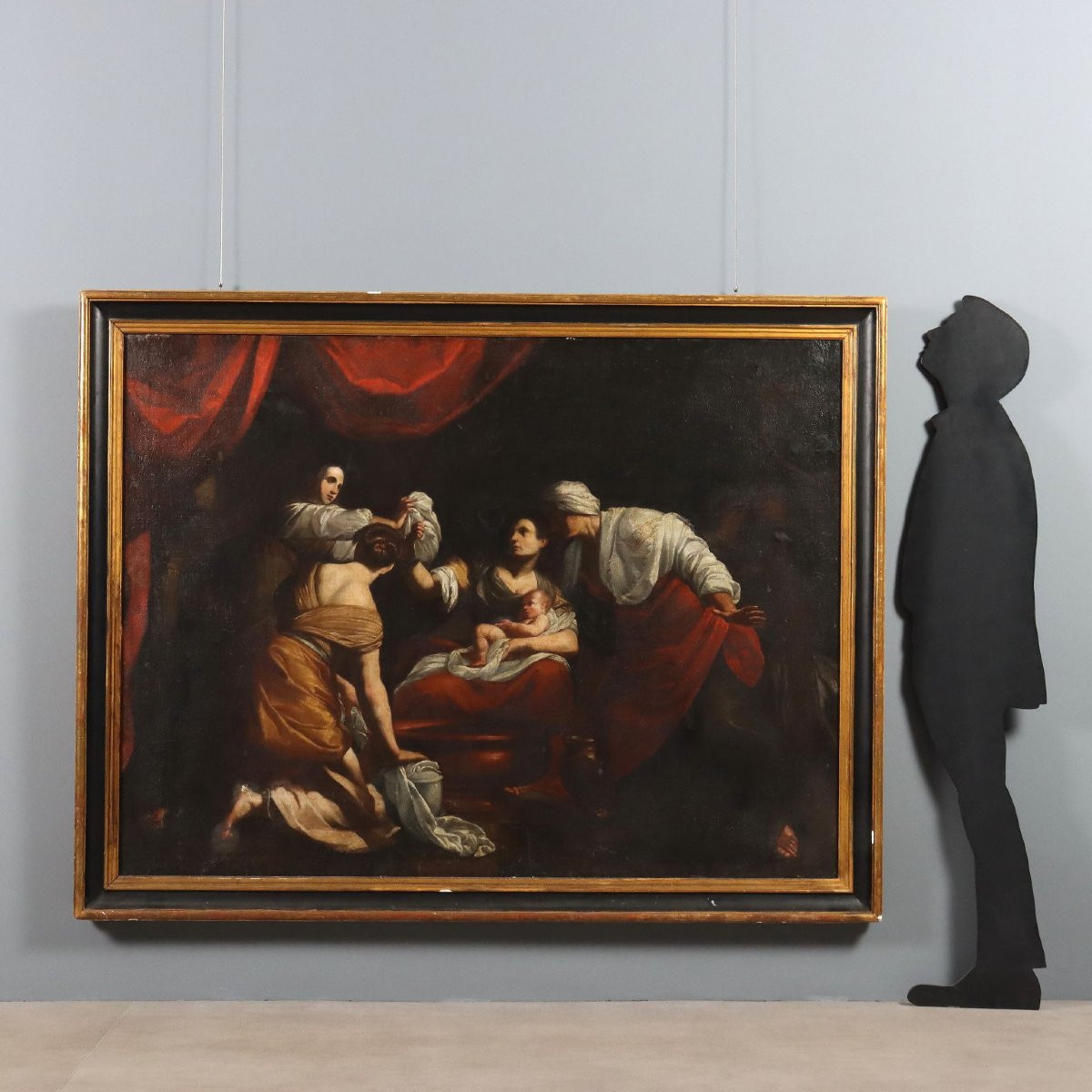 Dipinto La Nascita di Maria Vergine Copia da Simon Vouet-photo-2