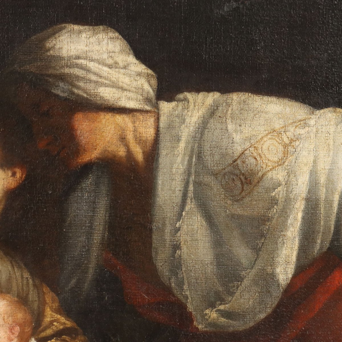 Dipinto La Nascita di Maria Vergine Copia da Simon Vouet-photo-1