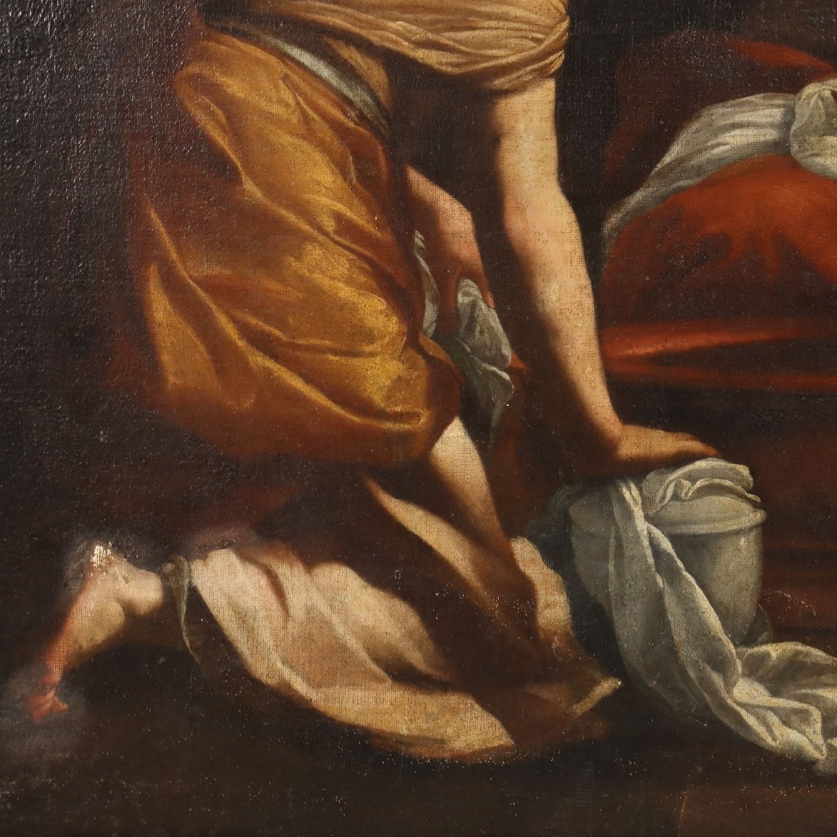 Dipinto La Nascita di Maria Vergine Copia da Simon Vouet-photo-4