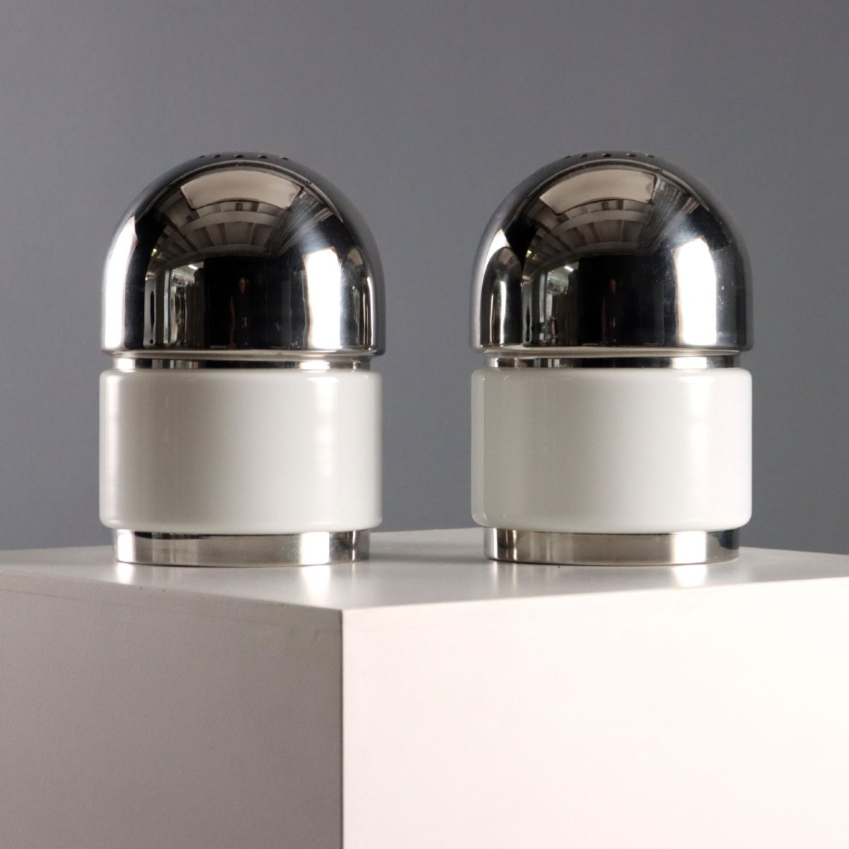 Lampade da Tavolo Reggiani 'Sale e Pepe' Design Anni 60-photo-3