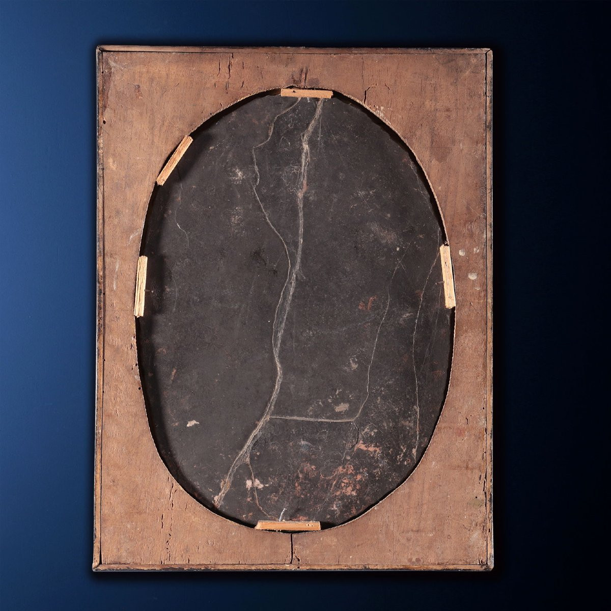 Coppia di Dipinti su Ardesia - La Maddalena penitente e San Giovanni Battista-photo-8