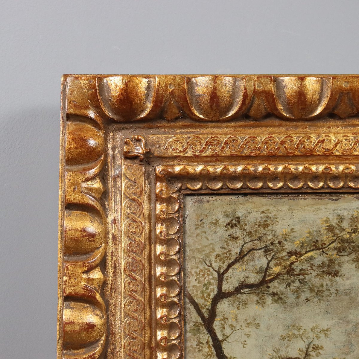 Dipinto Attribuito a Pieter De Witte II Paesaggio con Rovine Classicheggianti-photo-3