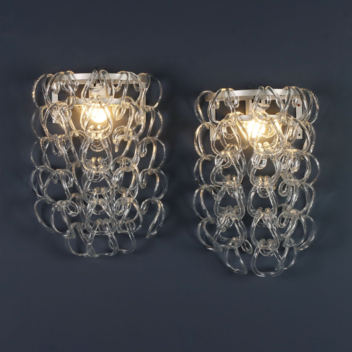 Lampade a parete 'Giogali' di Angelo Mangiarotti Produzione Vistosi-photo-2