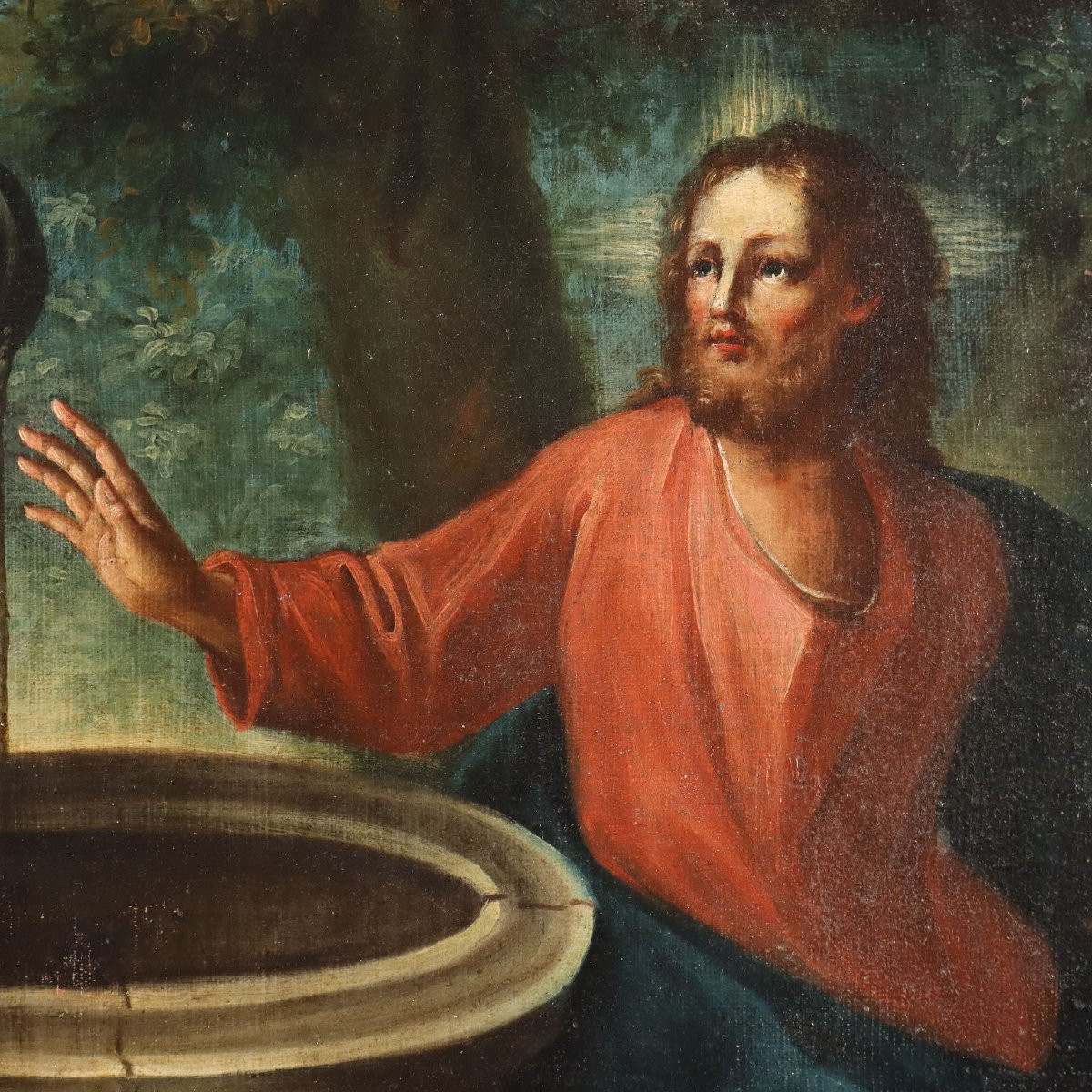 Dipinto Gesù e la Samaritana al Pozzo-photo-1