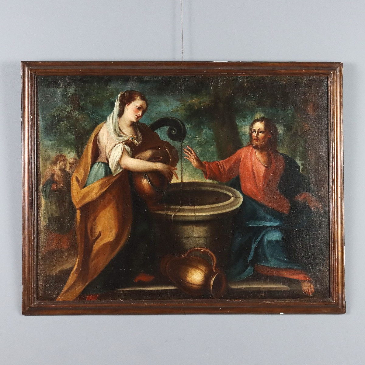 Dipinto Gesù e la Samaritana al Pozzo