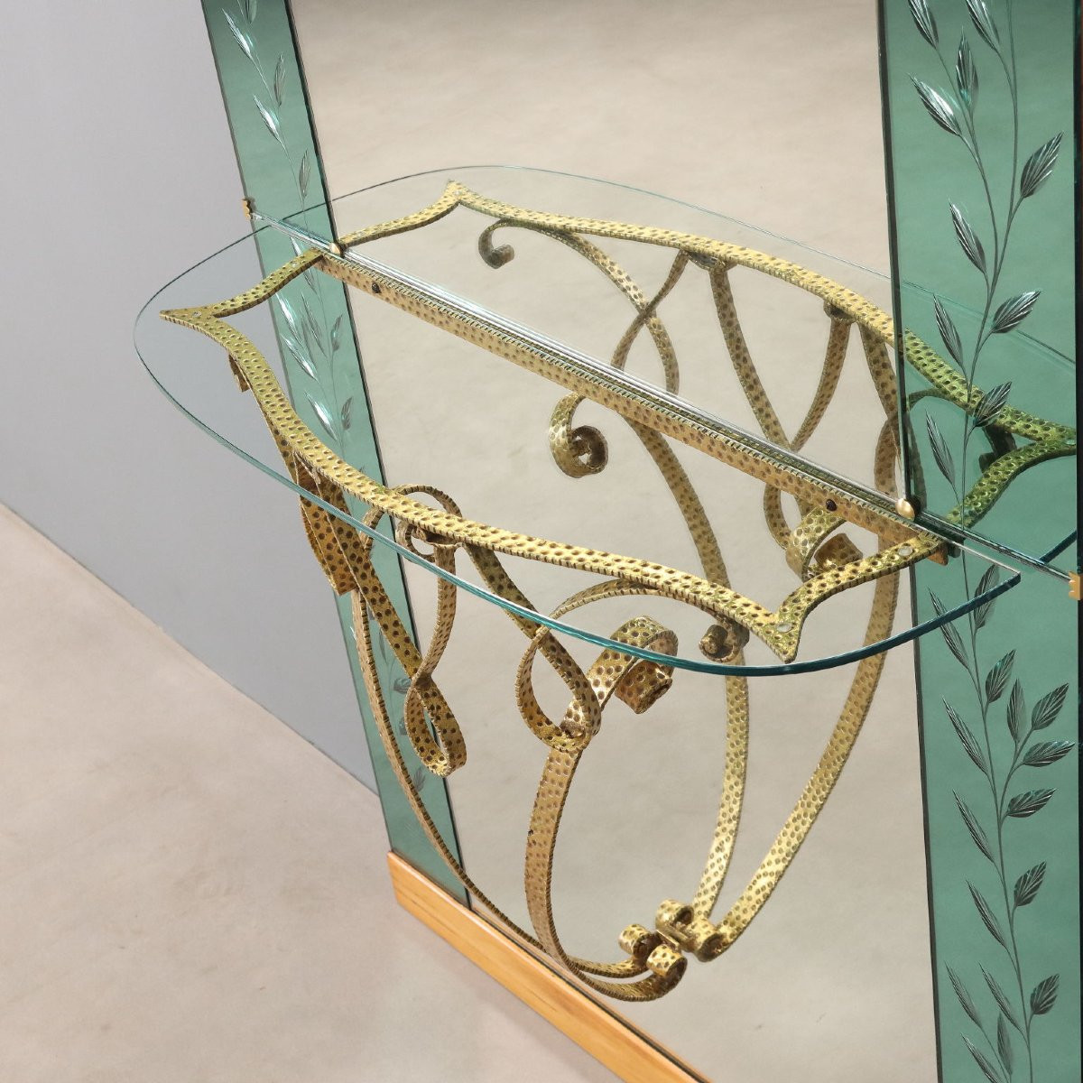 Specchiera con Consolle Anni 50-60-photo-3