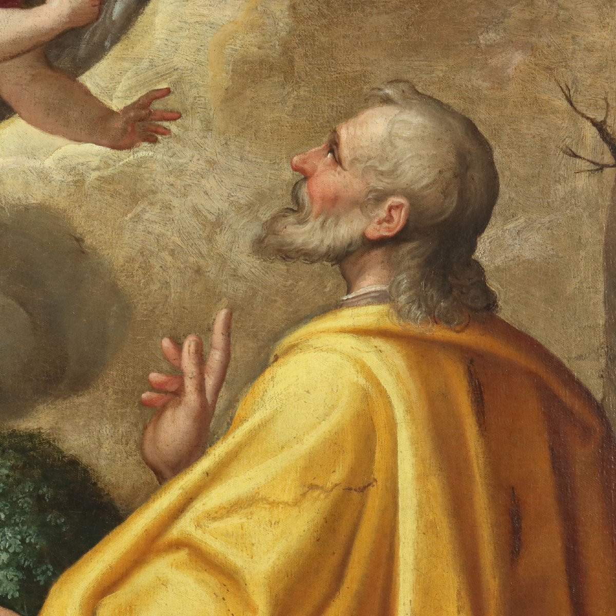 Dipinto con San Gioacchino e l'Angelo XVI Secolo-photo-4