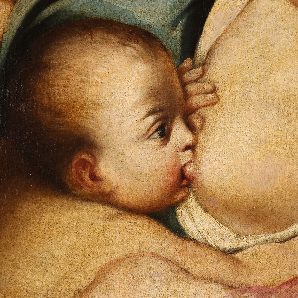 Dipinto Allegoria della Carità Seguace di Carlo Cignani-photo-1