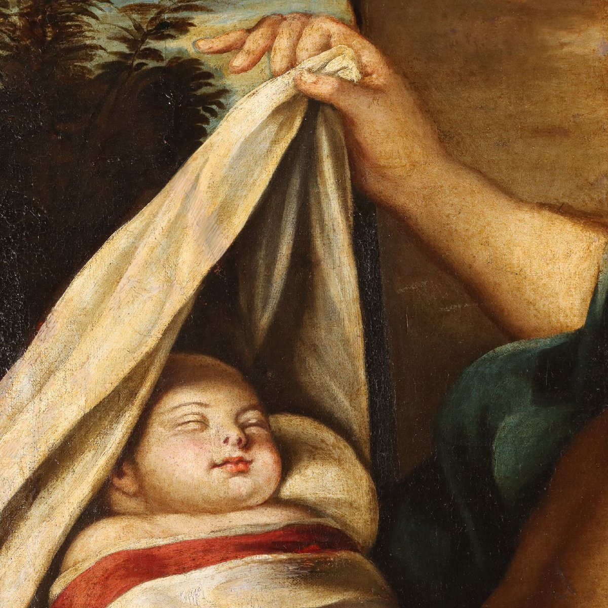 Dipinto Allegoria della Carità Seguace di Carlo Cignani-photo-3