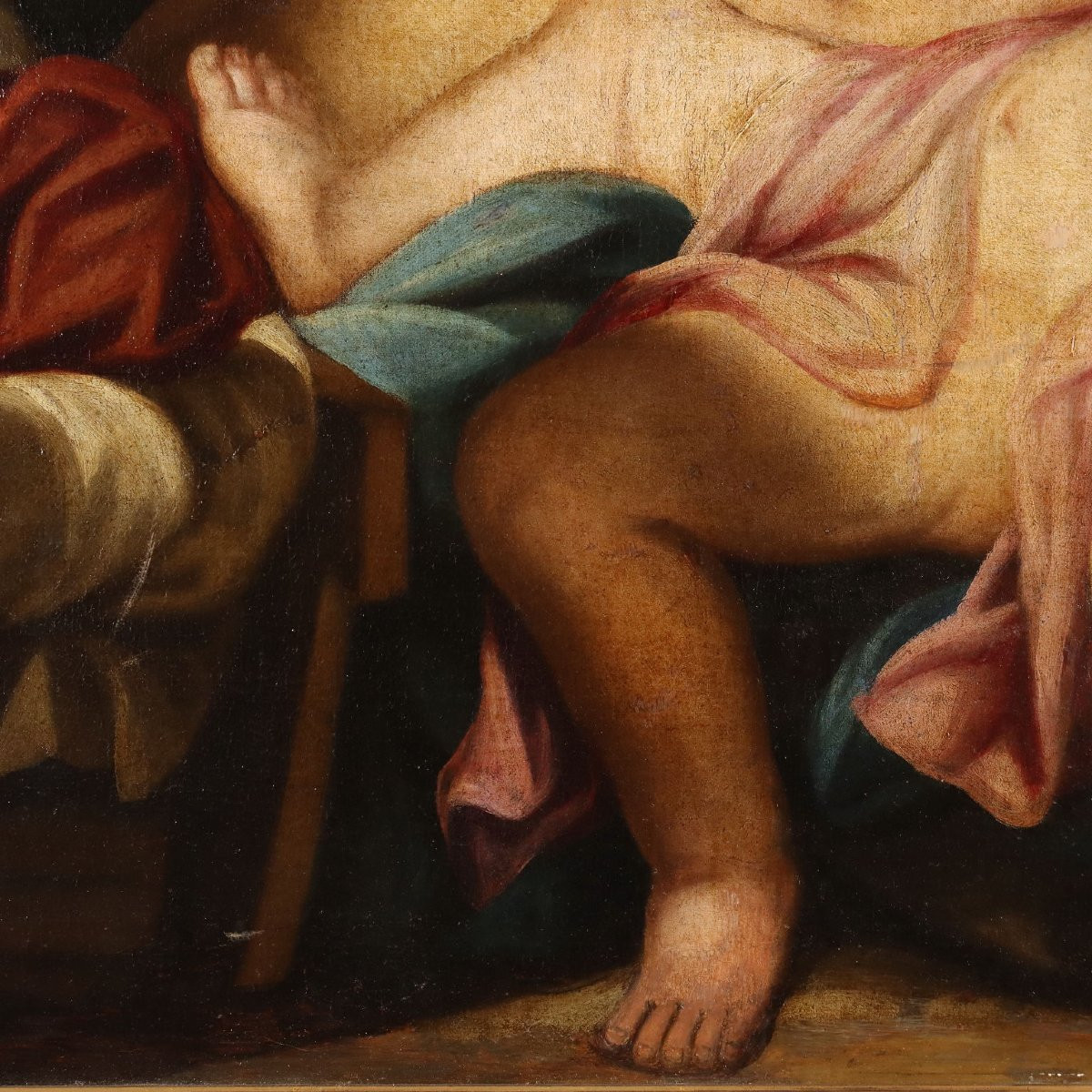 Dipinto Allegoria della Carità Seguace di Carlo Cignani-photo-4