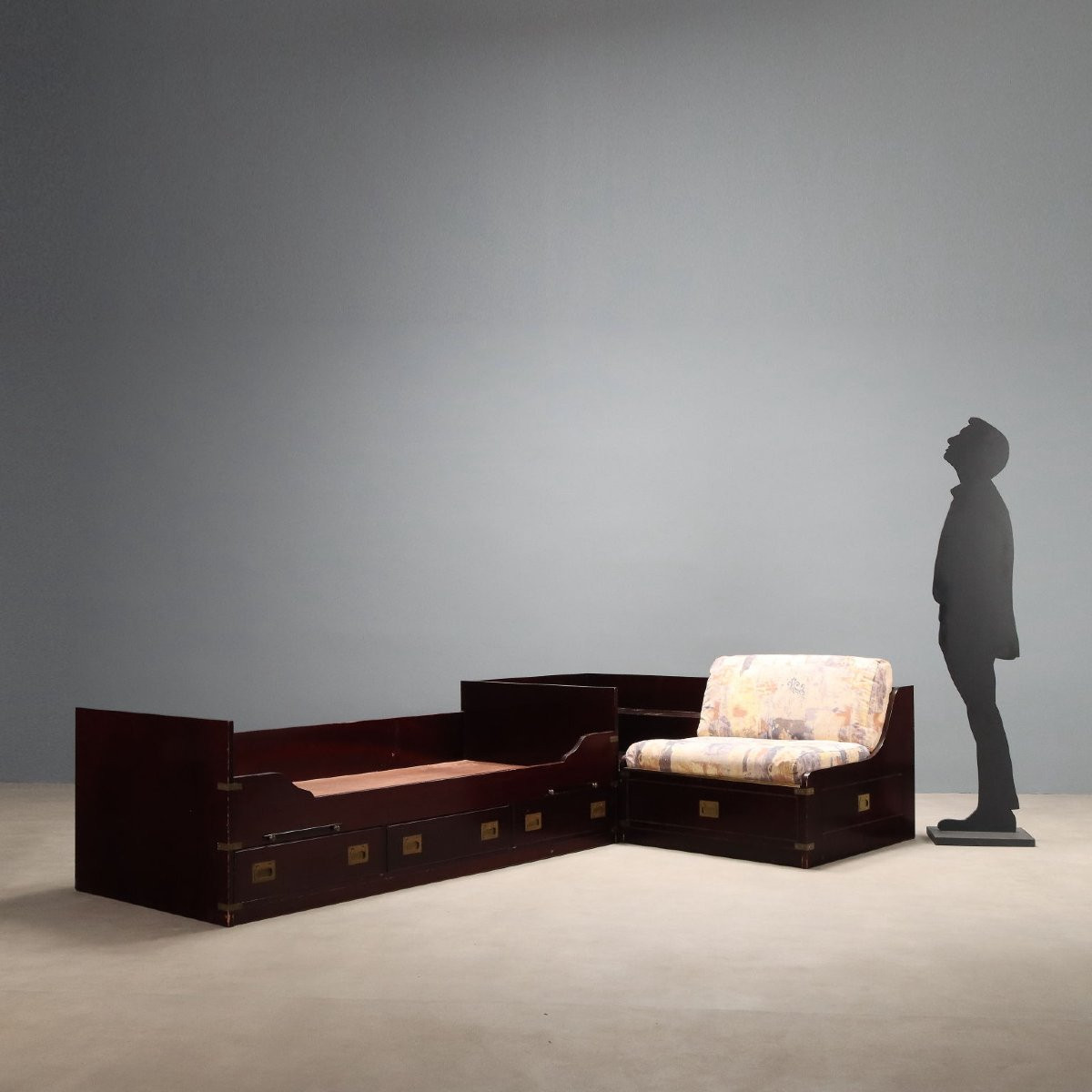 Letto Singolo in Stile Marina Inglese Italia, XX Secolo-photo-2