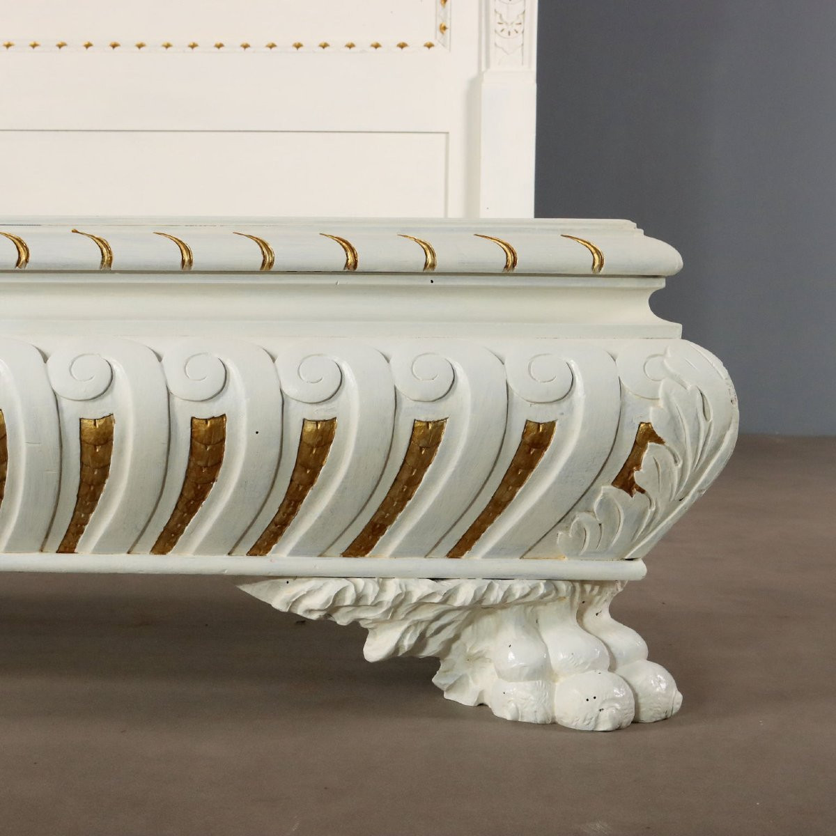 Letto in Stile Neorinascimento Italia Metà XX Secolo-photo-5