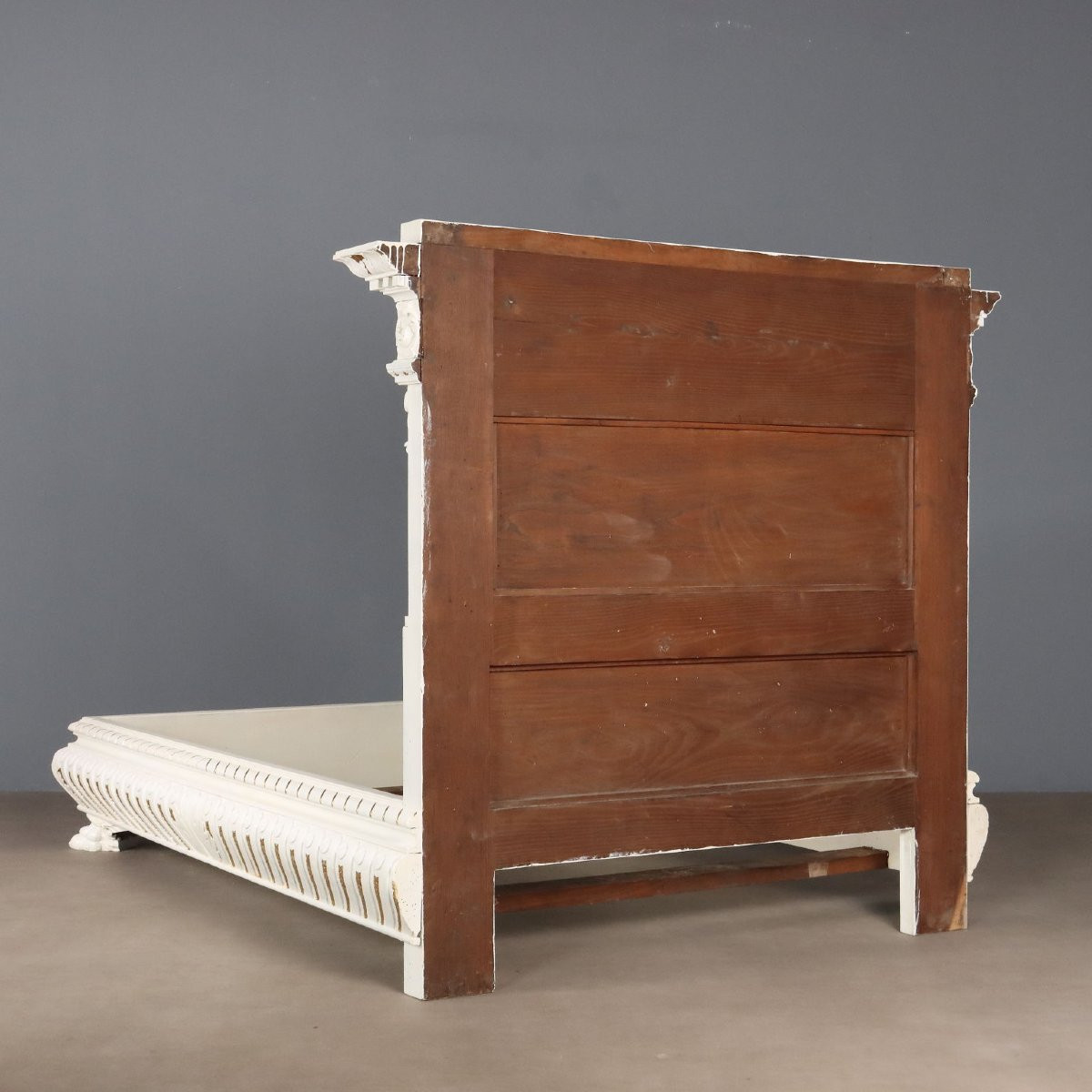 Letto in Stile Neorinascimento Italia Metà XX Secolo-photo-8