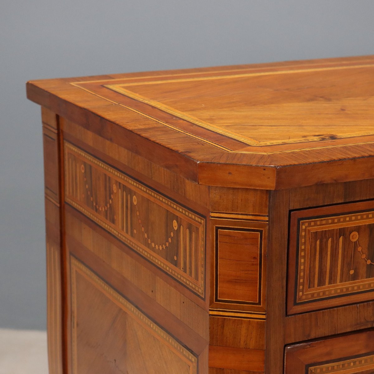 Cassettone Neoclassico Italia Fine XVIII Secolo-photo-3